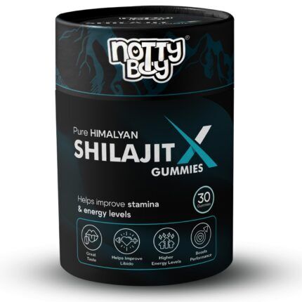 NottyBoy Shilajit X Gold Gummies | Improves Stamina, Strength, Energy & Immunity